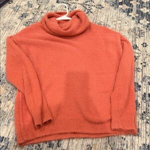 Caslon Women's Rust Turtleneck Sweater